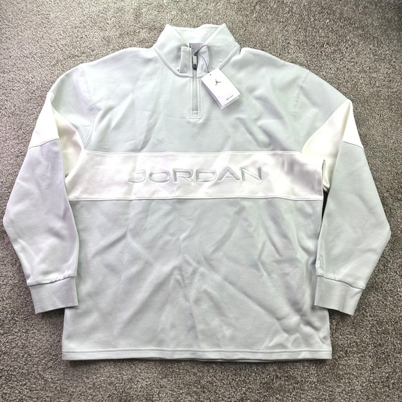 Nike Other - Nike Men's‎ XXL 2XL Jordan 1/4 Zip Pullover Golf Shirt Sport Gray HF9919-034 NEW